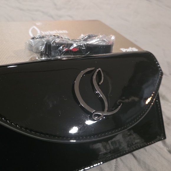 Christian Louboutin Black Patent Leather Mini Bag - Picture 5 of 8